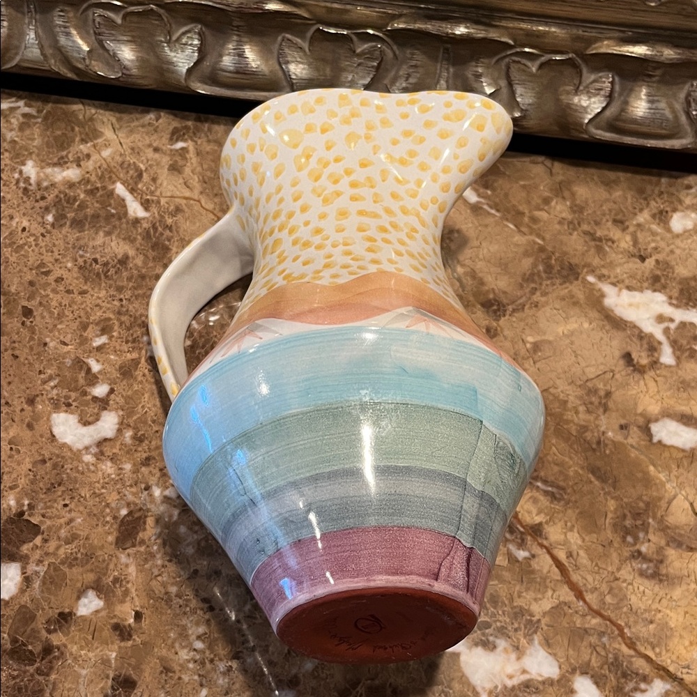 VTG Mackenzie Childs Ceramic Pitcher